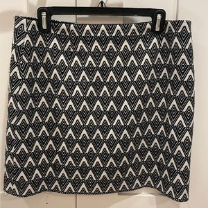 Elliott Lauren Geometric Print Skirt